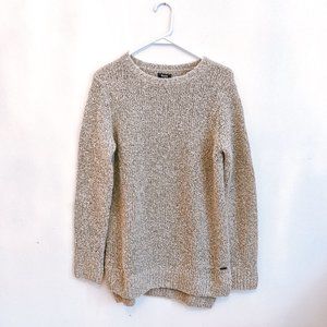 Roots Beige Cabin Sweater Size S